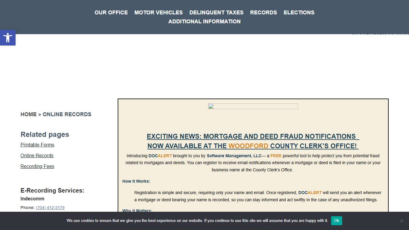 Online Records - Woodford County Clerk